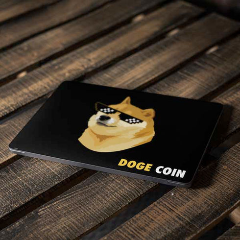 Doge Coin Crypto Apple MacBook Air Skin