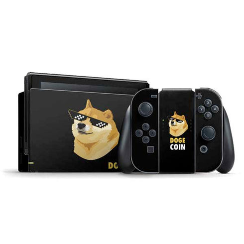 Doge Coin Crypto Nintendo Skins