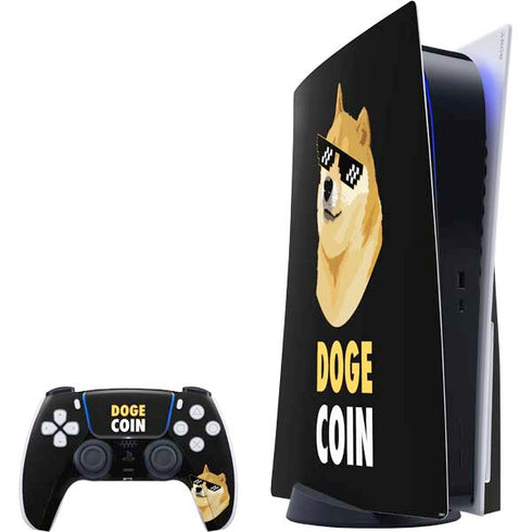 Doge Coin Crypto PlayStation PS5 Skins