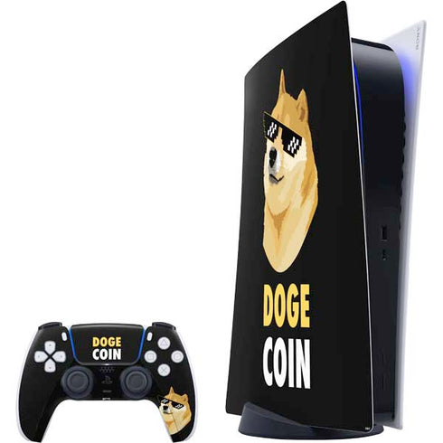 Doge Coin Crypto PlayStation PS5 Skins