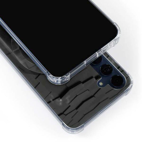 Doge Coin Textured Logo Galaxy A55 5G Clear Case