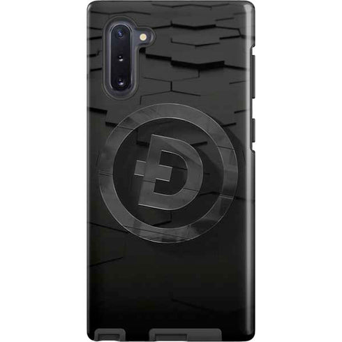 Doge Coin Textured Logo Galaxy Cases