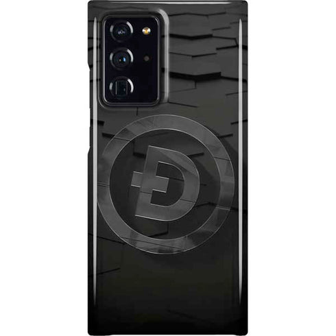 Doge Coin Textured Logo Galaxy Cases
