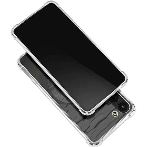 Doge Coin Textured Logo Galaxy S24 FE Clear Case