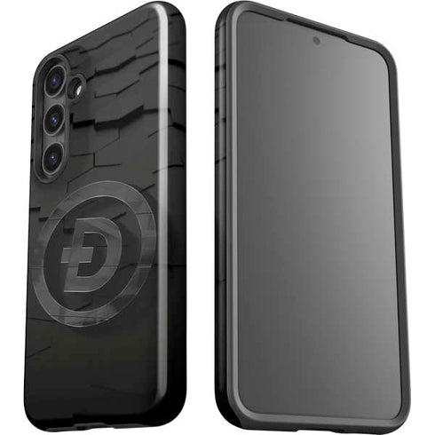 Doge Coin Textured Logo Galaxy S25 Impact Case