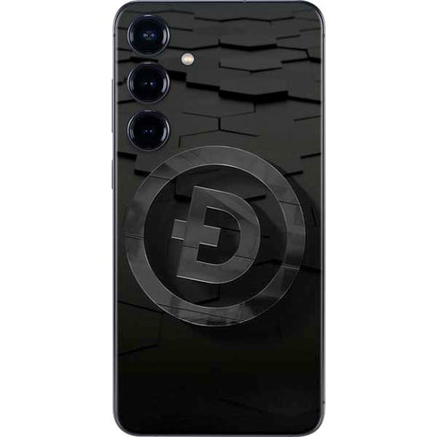 Doge Coin Textured Logo Galaxy S24 Skin