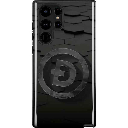 Doge Coin Textured Logo Galaxy S25 Ultra Impact Case