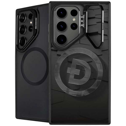 Doge Coin Textured Logo Galaxy Cases