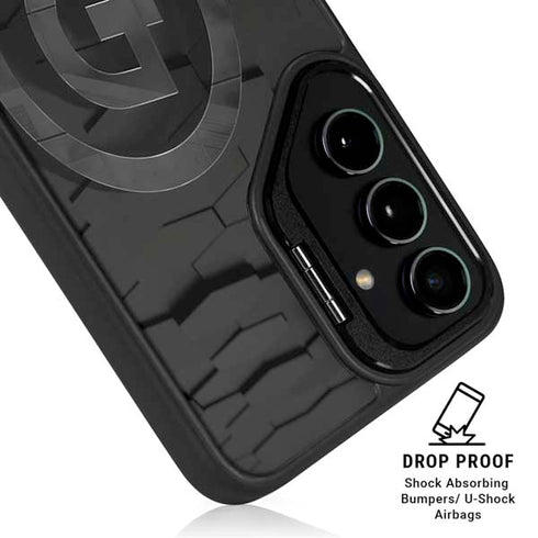 Doge Coin Textured Logo Galaxy S25 Ultra Kickstand Case