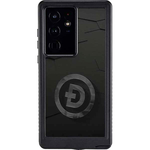 Doge Coin Textured Logo Galaxy S24 Ultra Waterproof Case