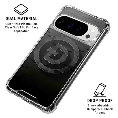 Doge Coin Textured Logo Google Pixel 10 Pro XL Clear Case