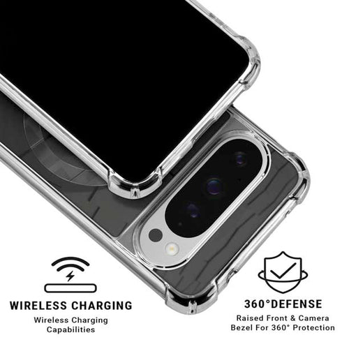 Doge Coin Textured Logo Google Pixel 10 Pro XL Clear Case