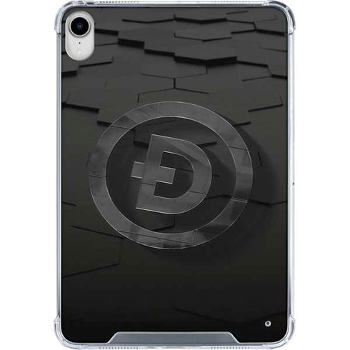 Doge Coin Textured Logo iPad 11th Gen (2025) Clear Case