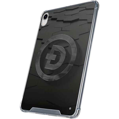 Doge Coin Textured Logo iPad 11th Gen (2025) Clear Case