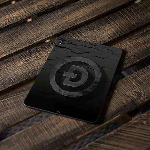 Doge Coin Textured Logo Apple iPad Pro Skin