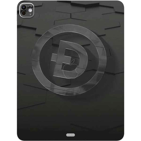 Doge Coin Textured Logo iPad Pro 13in M4 (2024) Skin