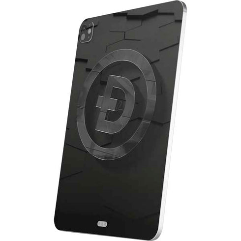 Doge Coin Textured Logo iPad Pro 13in M4 (2024) Skin