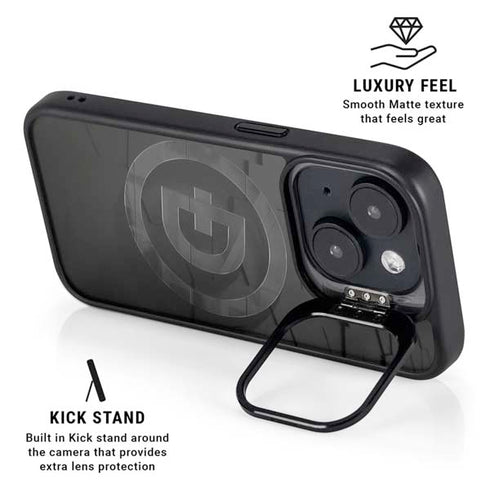 Doge Coin Textured Logo iPhone 13 Kickstand Case