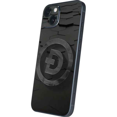 Doge Coin Textured Logo iPhone Skins