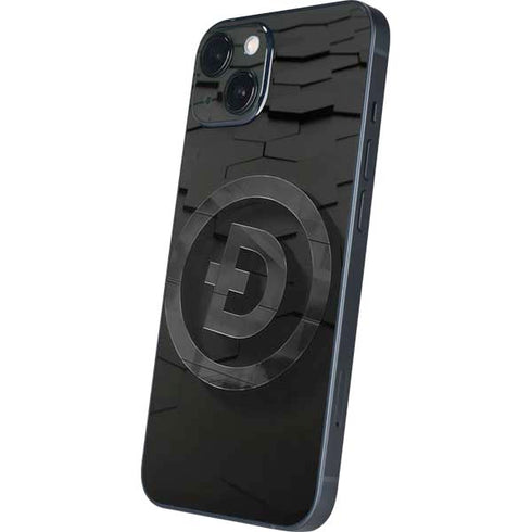 Doge Coin Textured Logo iPhone 15 Skin