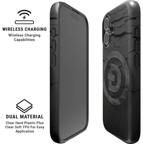 Doge Coin Textured Logo iPhone 16 Magsafe Impact Case