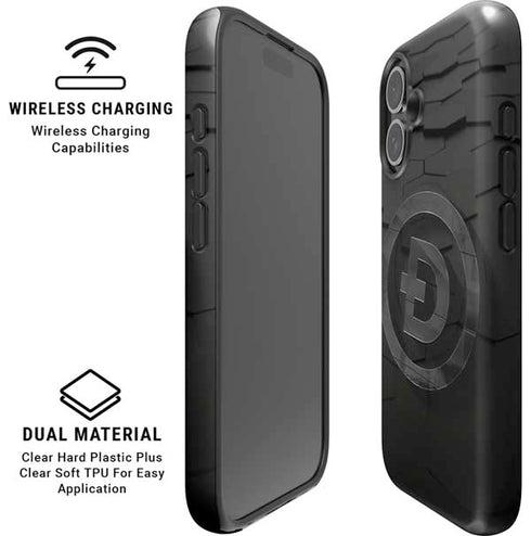 Doge Coin Textured Logo iPhone 16 Plus Magsafe Impact Case