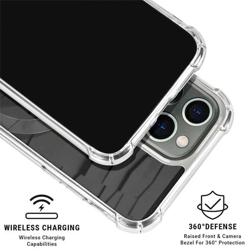 Doge Coin Textured Logo iPhone 16 Pro Max Clear Case