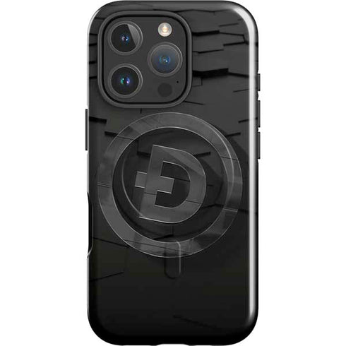 Doge Coin Textured Logo iPhone 16 Pro Max Magsafe Impact Case