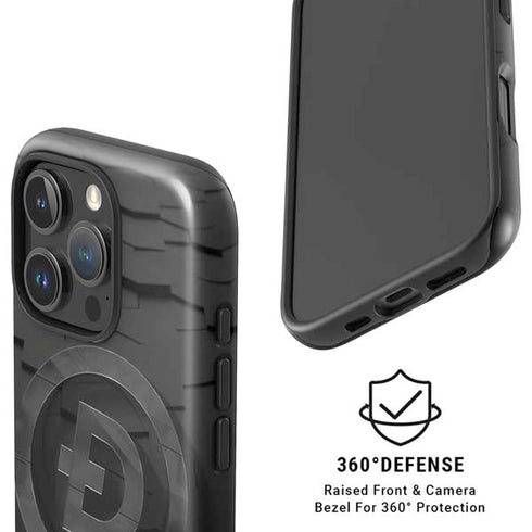 Doge Coin Textured Logo iPhone 16 Pro Max Magsafe Impact Case