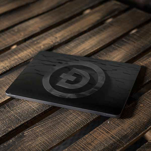 Doge Coin Textured Logo Apple MacBook Air Skin