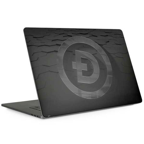 Doge Coin Textured Logo MacBook Skins