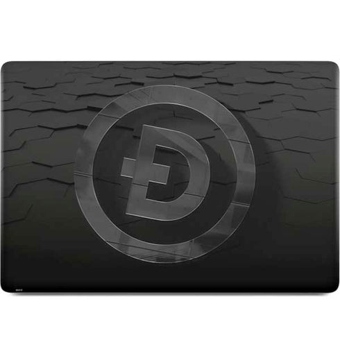 Doge Coin Textured Logo MacBook Skins