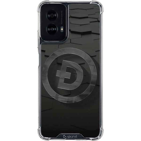 Doge Coin Textured Logo Moto G Power 5G (2024) Clear Case