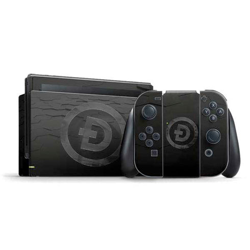 Doge Coin Textured Logo Nintendo Skins