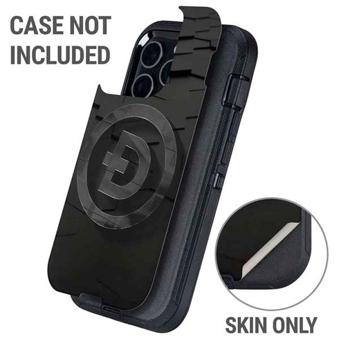 Doge Coin Textured Logo Otterbox Defender iPhone Skin