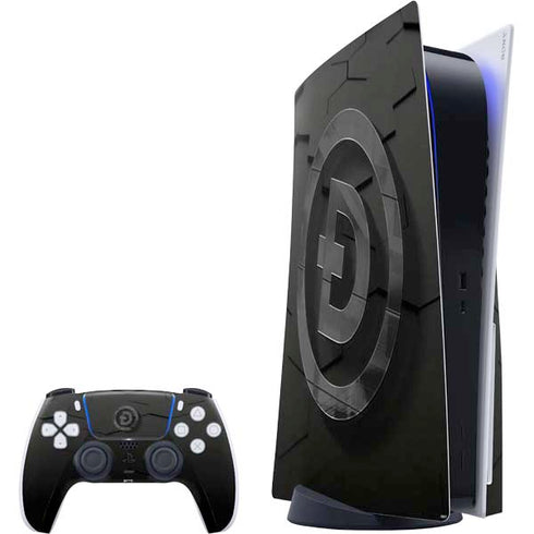 Doge Coin Textured Logo PlayStation PS5 Skins