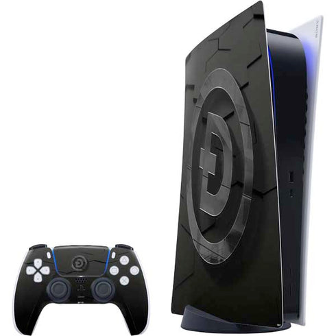 Doge Coin Textured Logo PlayStation PS5 Skins