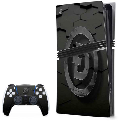 Doge Coin Textured Logo PlayStation PS5 Skins