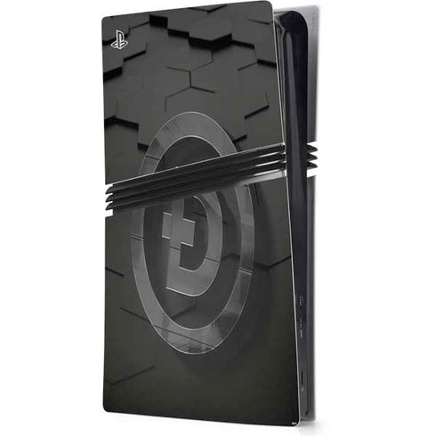 Doge Coin Textured Logo PS5 Pro Console Skin