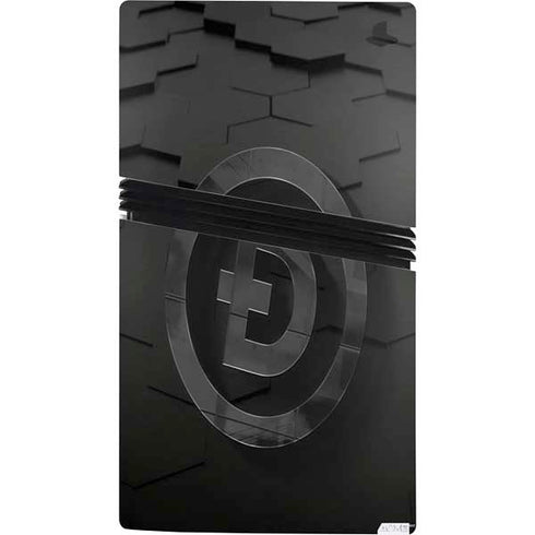 Doge Coin Textured Logo PS5 Pro Console Skin