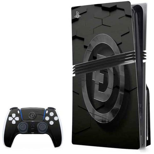 Doge Coin Textured Logo PlayStation PS5 Skins