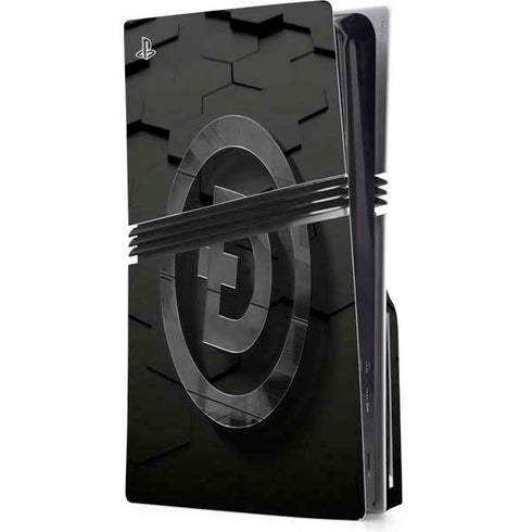 Doge Coin Textured Logo PS5 Pro Disk Console Skin