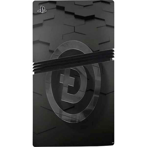 Doge Coin Textured Logo PS5 Pro Disk Console Skin