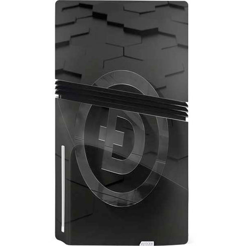 Doge Coin Textured Logo PS5 Pro Disk Console Skin