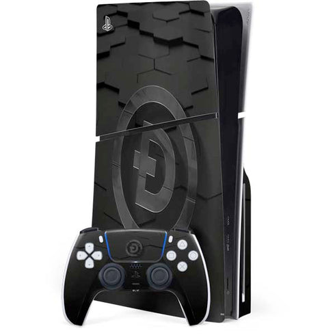 Doge Coin Textured Logo PlayStation PS5 Skins