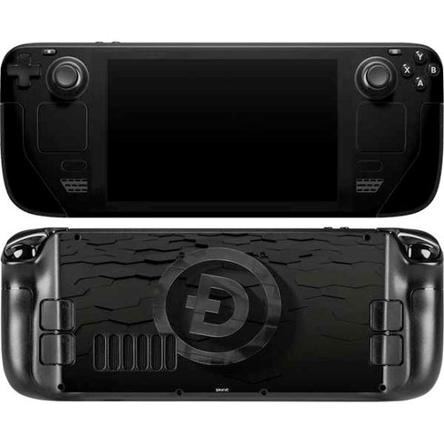 Doge Coin Textured Logo Steam Deck Handheld Gaming Computer OLED Skin
