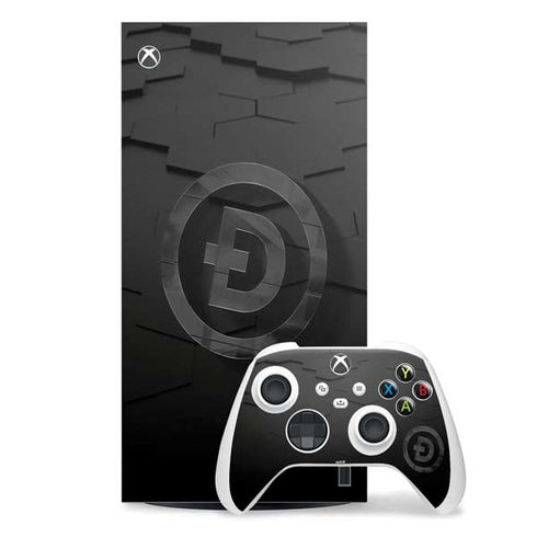 Doge Coin Textured Logo Xbox Series X Skins