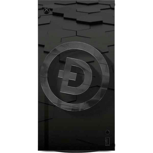 Doge Coin Textured Logo XBox Series X Digital Edition Console Skin