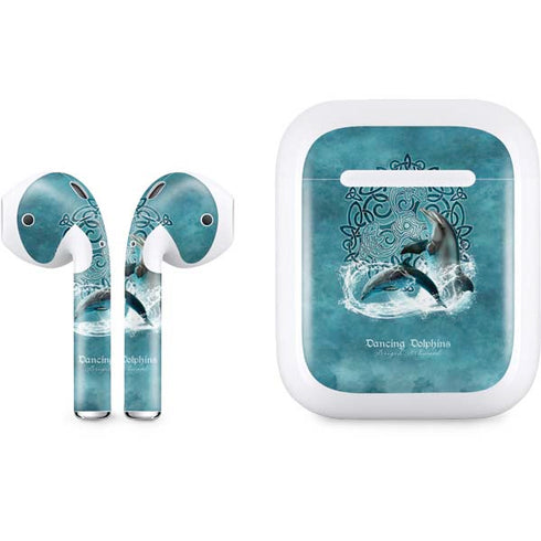 Dolphin Celtic Knot by Brigid Ashwood Apple AirPods Skin