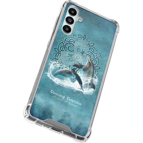 Dolphin Celtic Knot by Brigid Ashwood Gabb Phone 4 Clear Case
